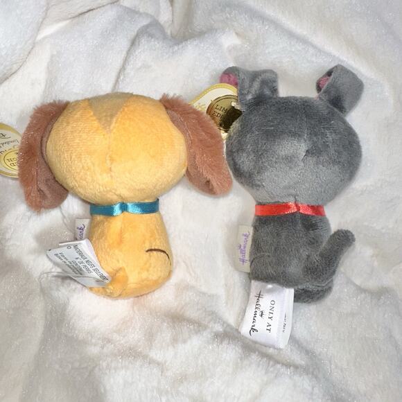 Disney NWT Itty Bittys Lady & The Tramp 2014 Plush Dolls NWT Set Of 2 - Picture 5 of 7